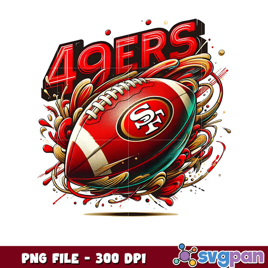 San francisco 49ers rugby ball png, nfl teams png, nfl games png
