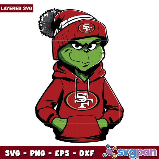 Sanfrancisco 49ers svg, christmas toys svg, nfl logo svg