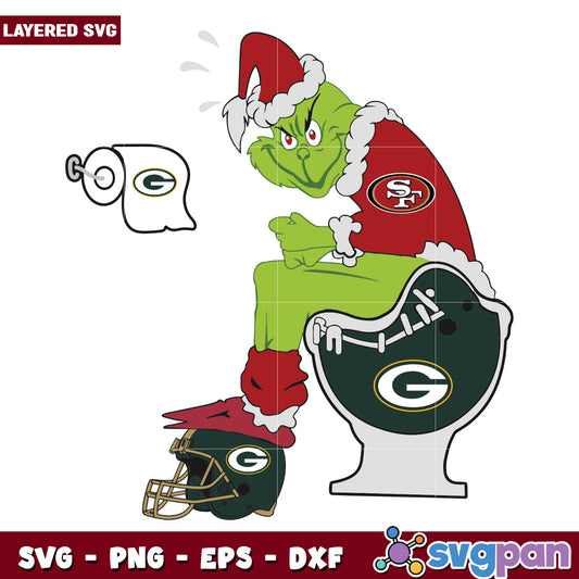 San francisco 49ers svg, nfl games svg, american football svg