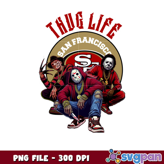 San francisco 49ers thug life png, super bowl 2025 png, nfl teams helmet png