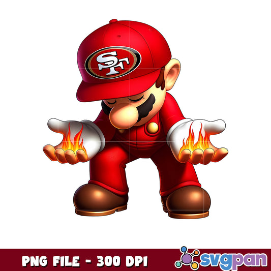 Sanfransisco 49ers design png, national league football png, nfl team png