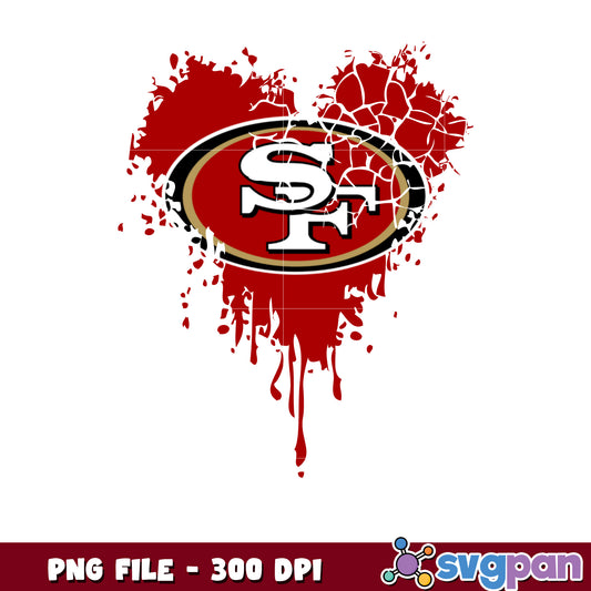 San fransisco 49ers design png, nfl team logo png​, national football league png