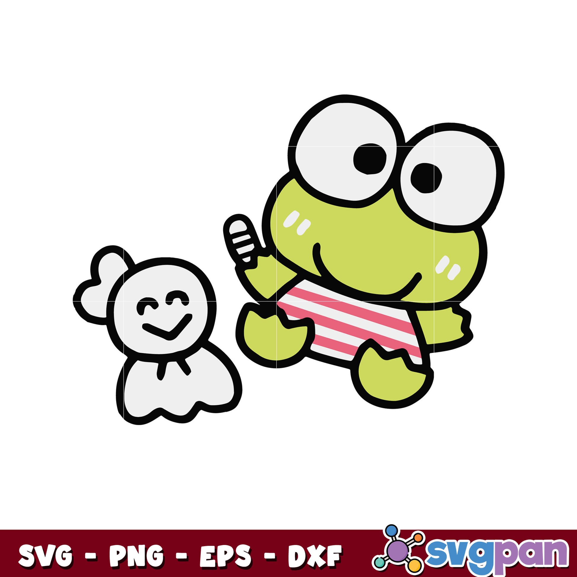 Sanrio Keroppi and teru teru svg, sanrio hello kitty svg