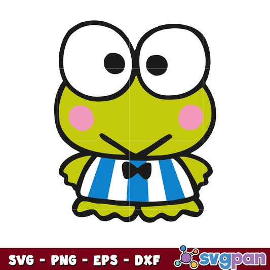 Sanrio Keroppi cute design svg, hello kitty keroppi​ svg