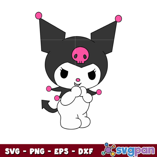 Sanrio Kuromi svg, sanrio cartoon svg, sanrio characters cartoon svg