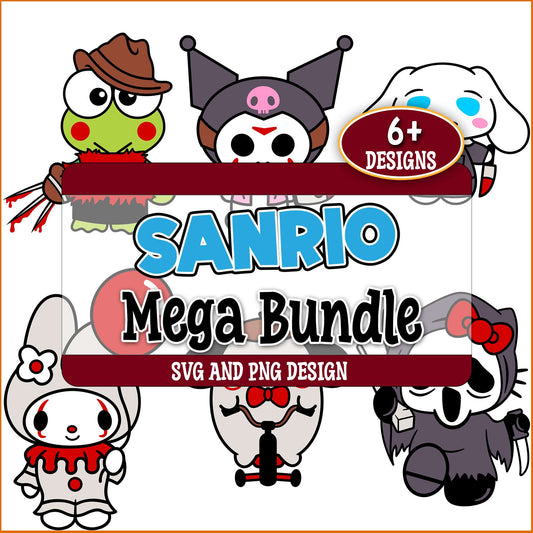 Sanrio horror costume svg bundle