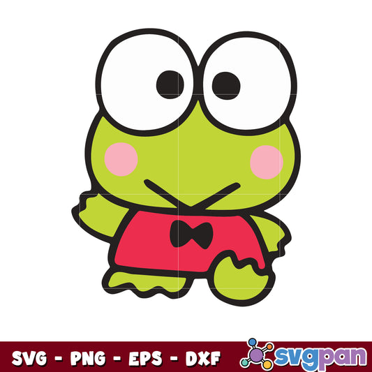 Sanrio keroppi svg, keroppi svg, hello kitty svg, sanrio cartoon svg