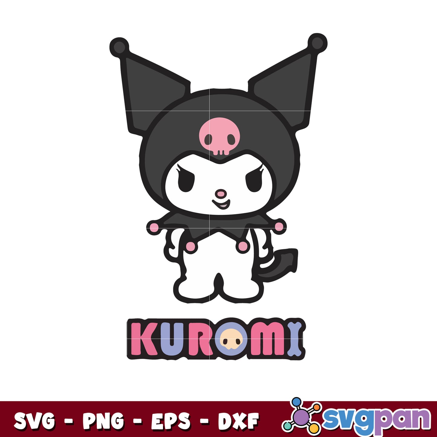 Sanrio kuromi emoji svg, sanrio hello kitty svg, sanrio cartoon svg