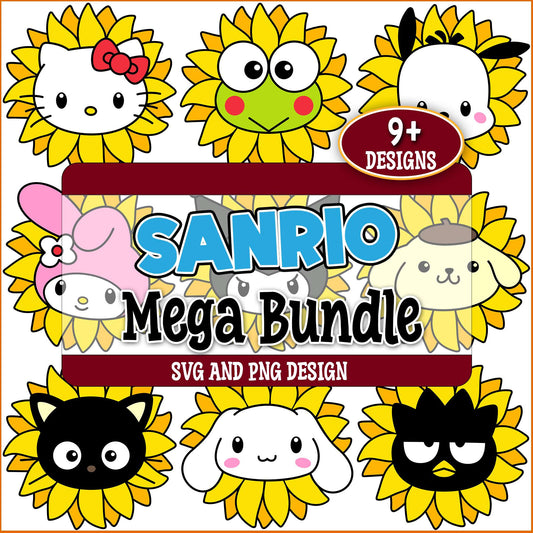 Sanrio sun flower svg bundle