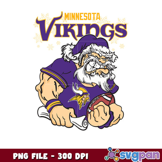 Santa claus minesota vikings png, national league football png, super bowl png