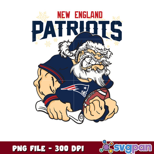 Santa claus new england patriots png, national league football png, super bowl png