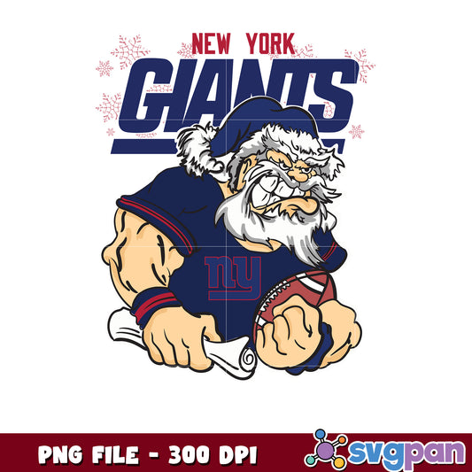 Santa claus newyork giants png, national league football png, super bowl png