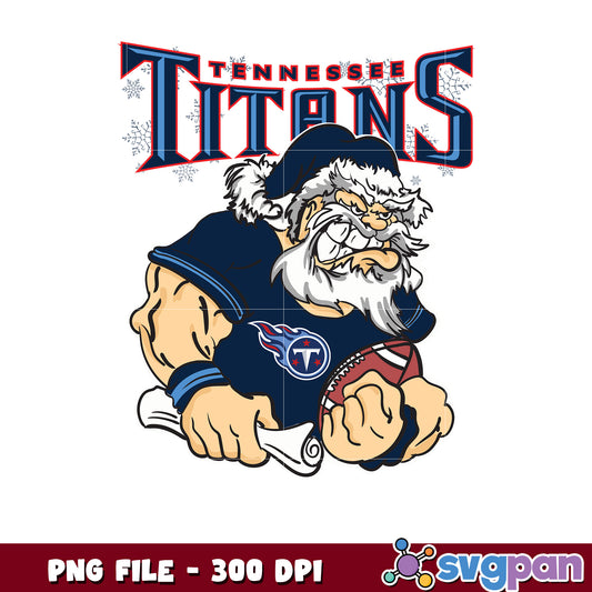 Santa claus tennessee titans png, national league football png, super bowl png