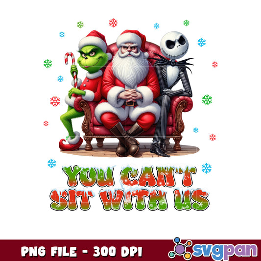 Santa grinch and jack png, grinch smile​​ png, grinch head ​png