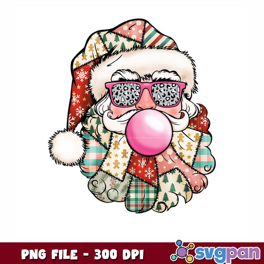 Santa head png, christmnas bell png, christmas songs png