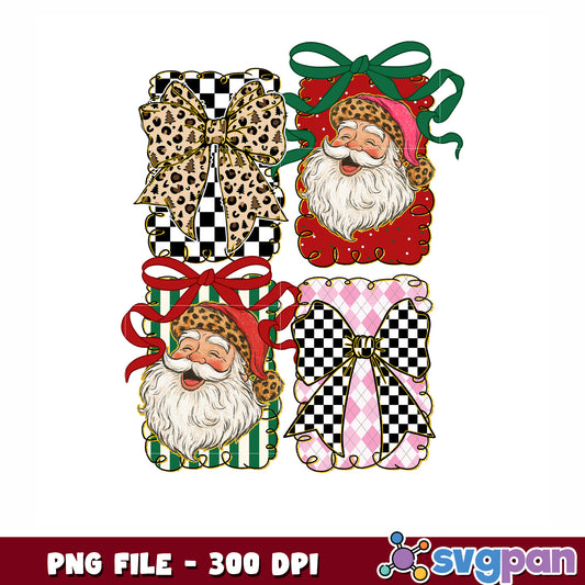 Santa merry png, christmnas music png, cartoon png