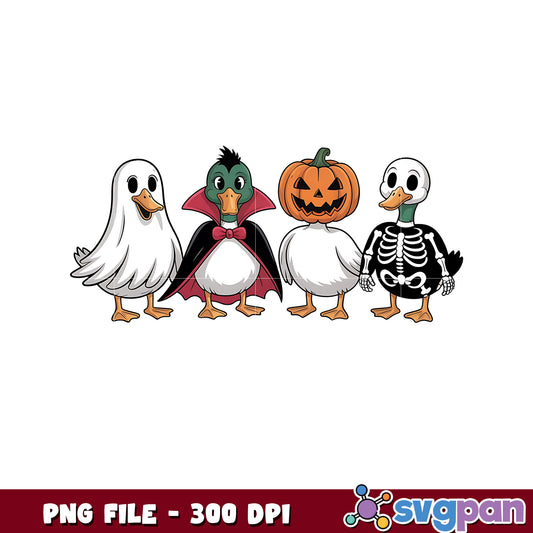 Scary characters goose png, halloween costume png, halloween quotes png