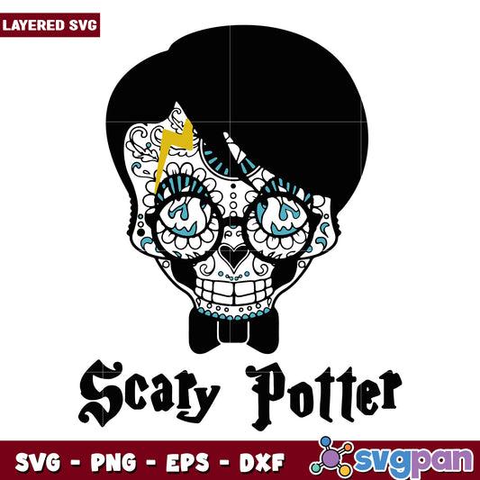 Scary harry potter halloween svg, halloween vacation svg, halloween holiday svg