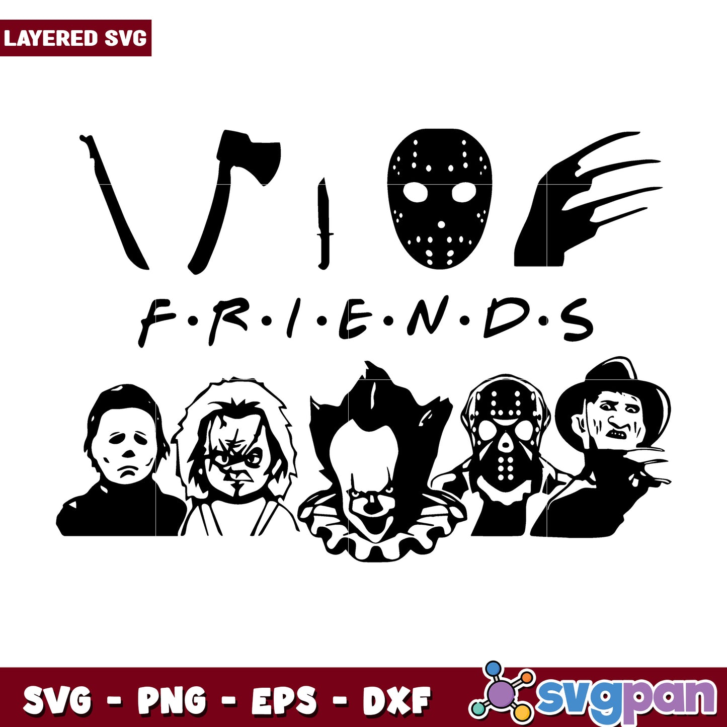 Scary movies halloween svg, halloween vacation svg, halloween holiday svg