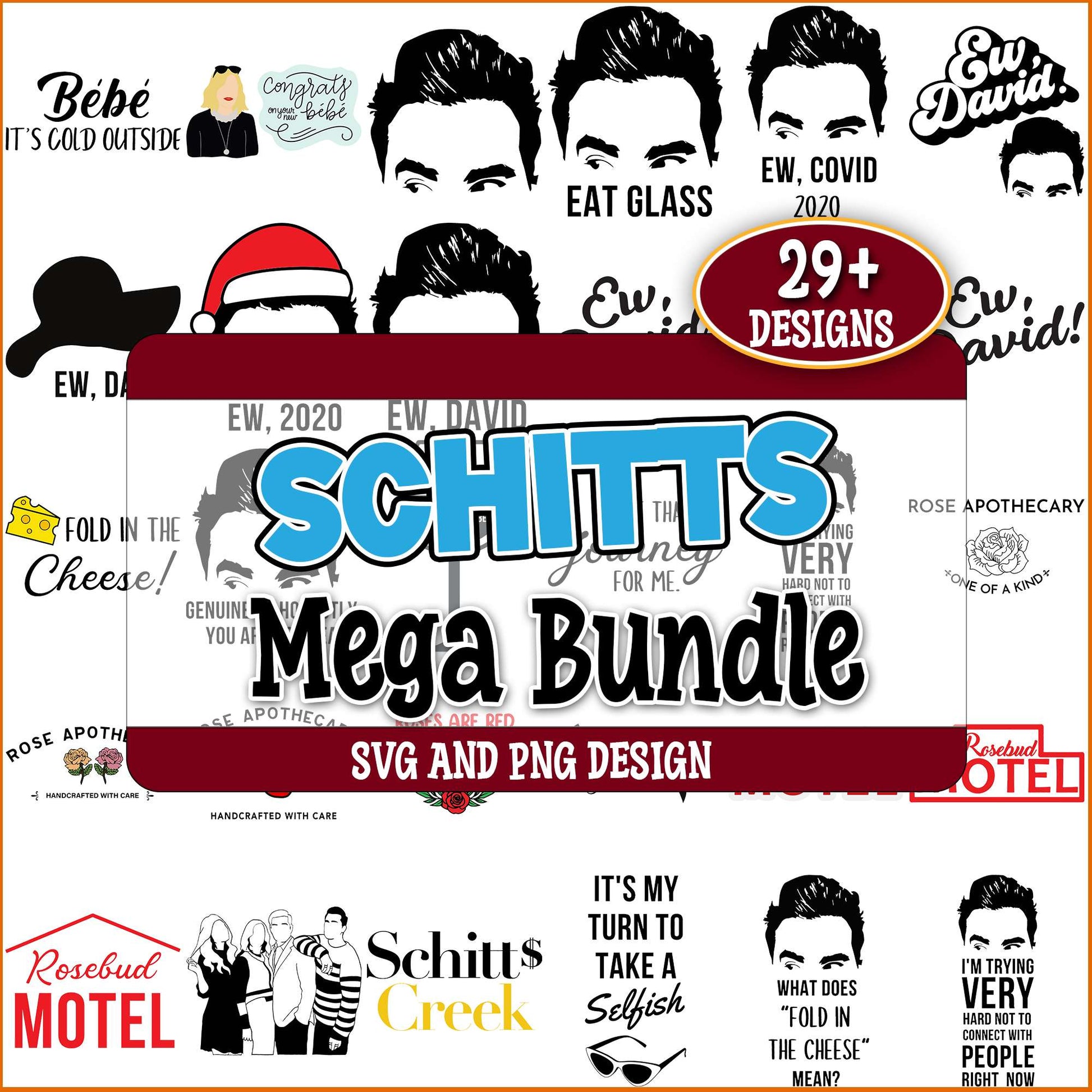 Schitts creek art svg bundle