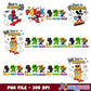 School days collection png bundle, back to school png, 100 days of school png