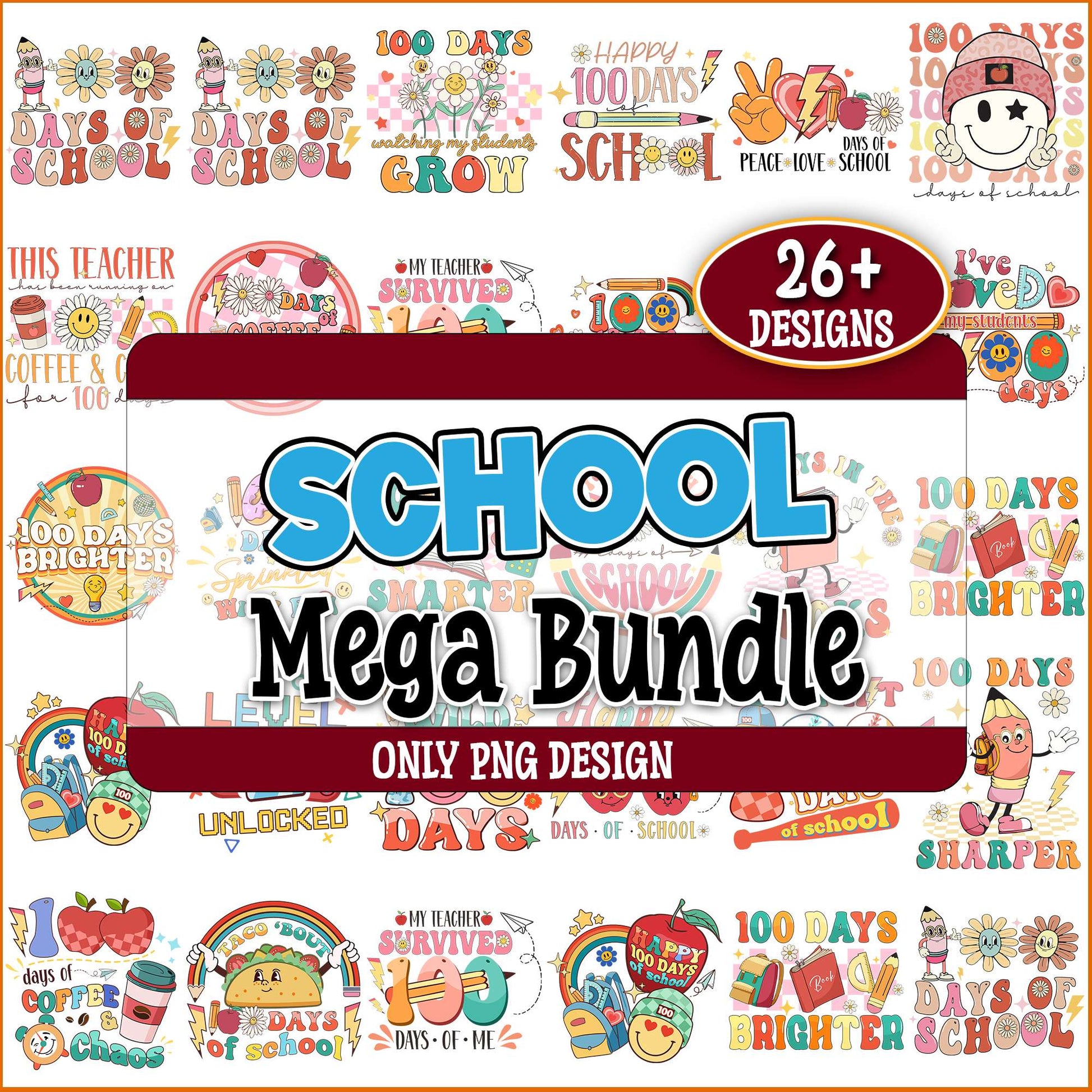 School days quotes png bundle