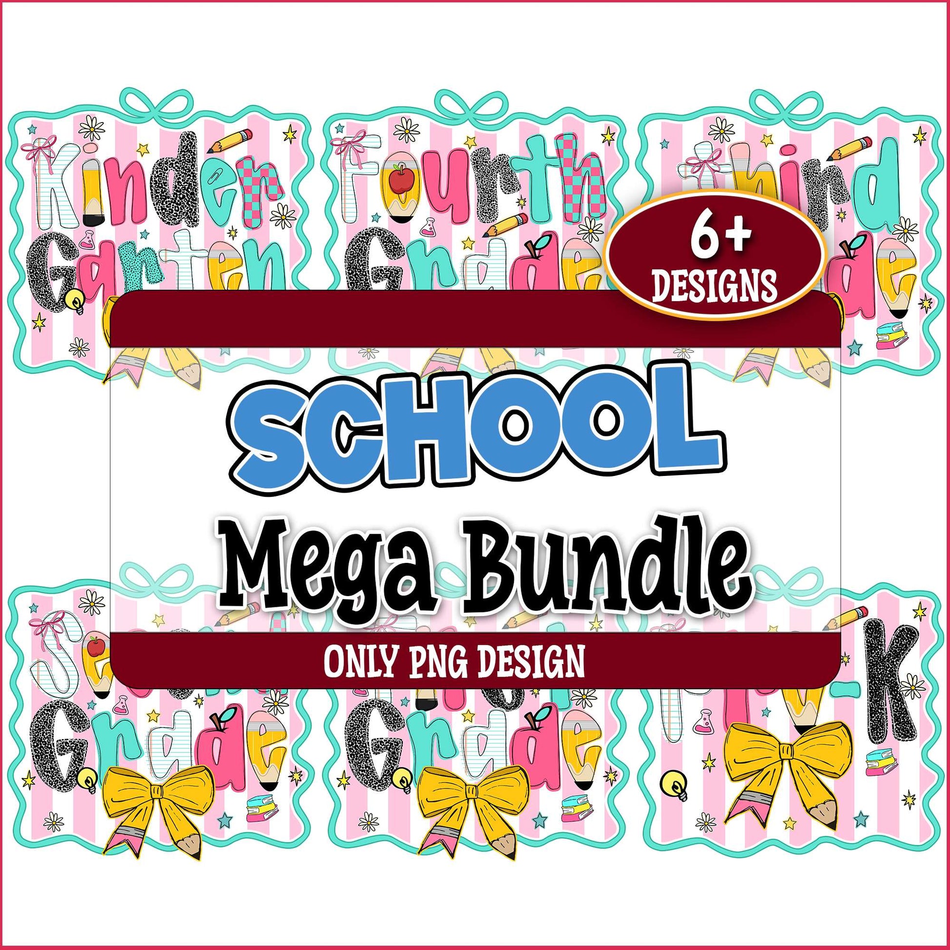 School lovely collection png bundle