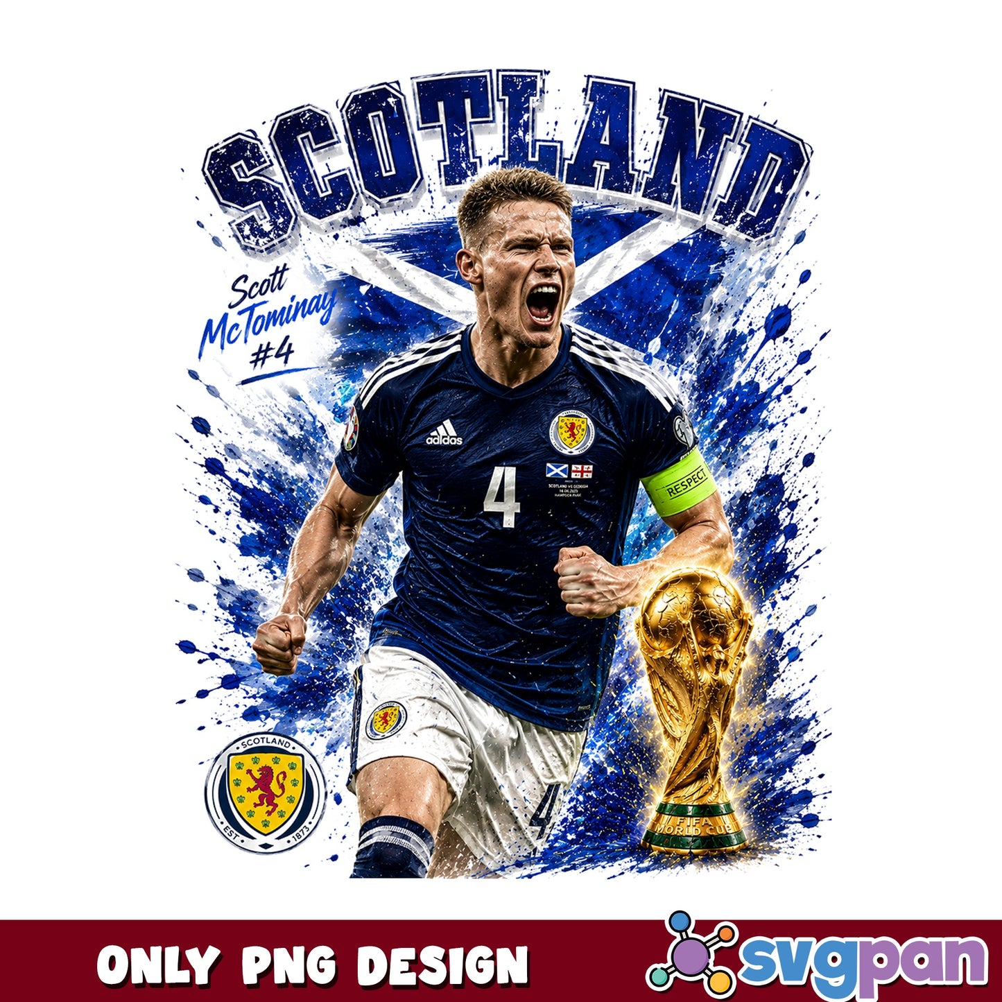 Scott McTominay Scotland Football PNG, Soccer Player PNG, World Cup PNG