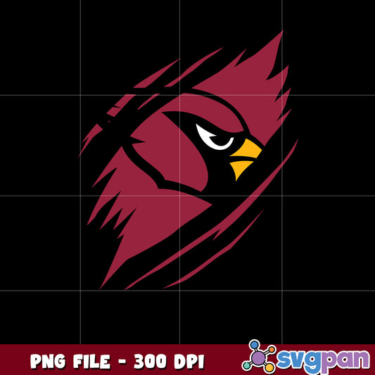Scratch logo arizona cardinals design png, nfl teams png, super bowl png