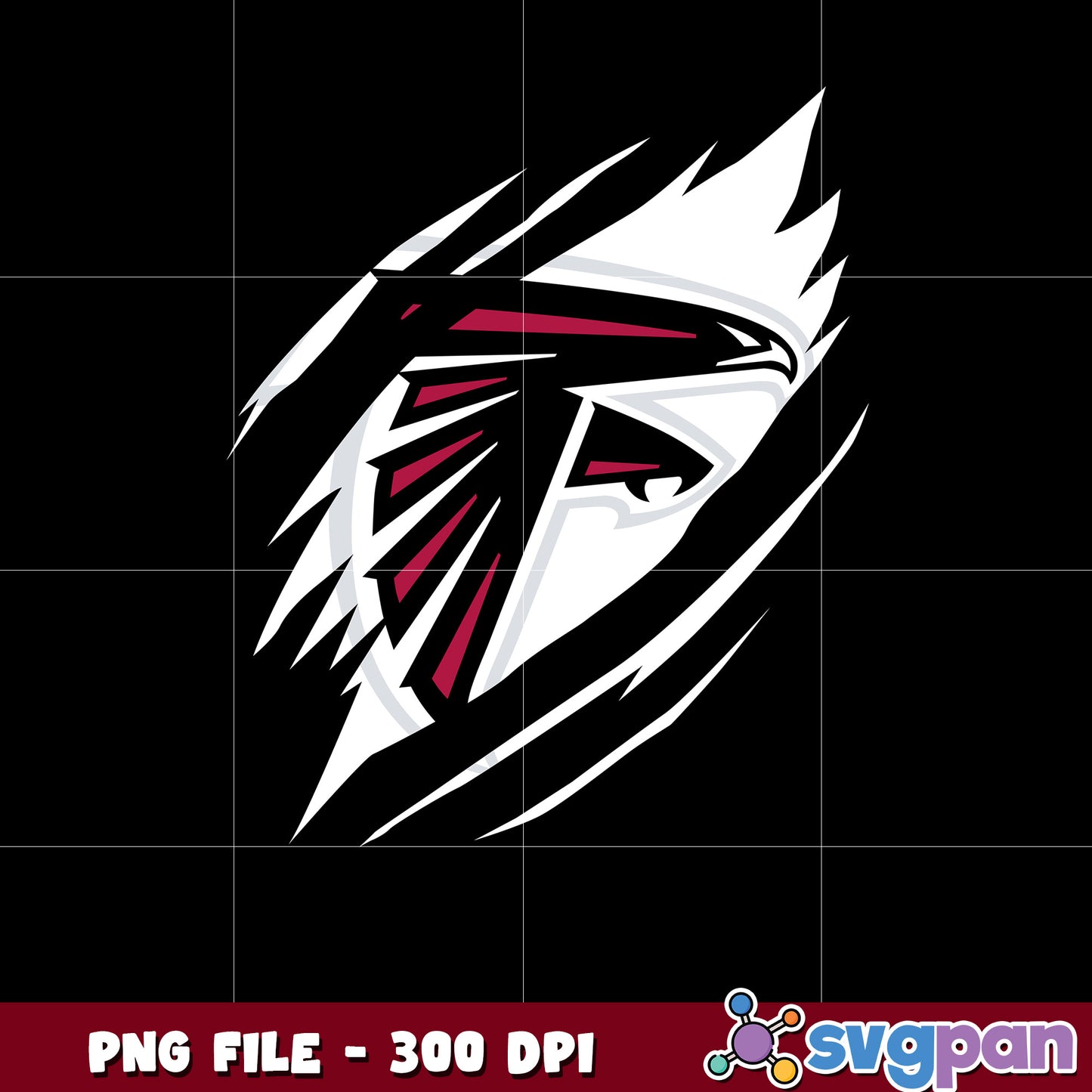 Scratch logo atlanta falcons design png, nfl teams png, super bowl png