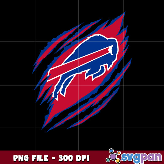 Scratch logo buffalo bills design png, nfl teams png, super bowl png