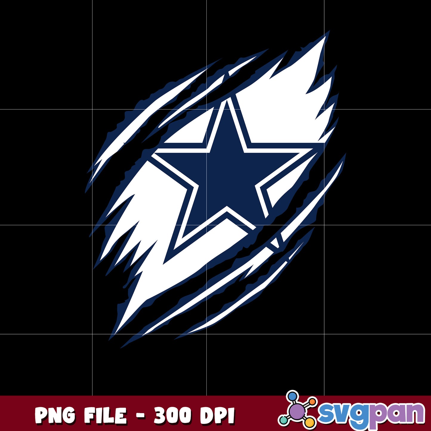 Scratch logo dallas cowboy design png, nfl teams png, super bowl png