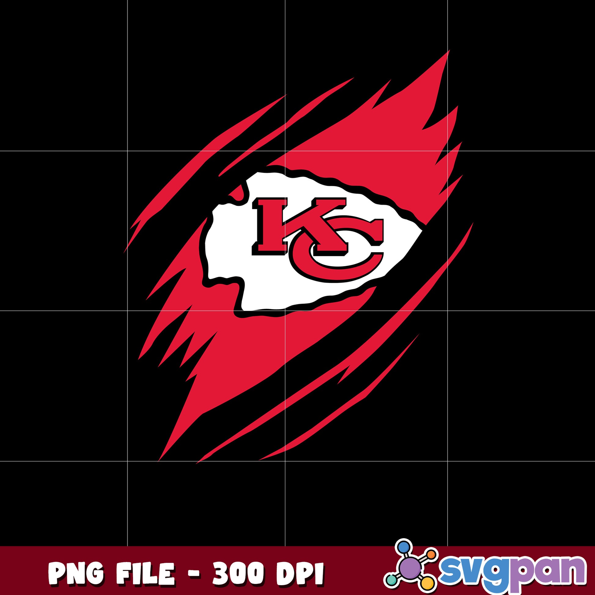 Scratch logo kansas city chiefs design png, nfl teams png, super bowl png
