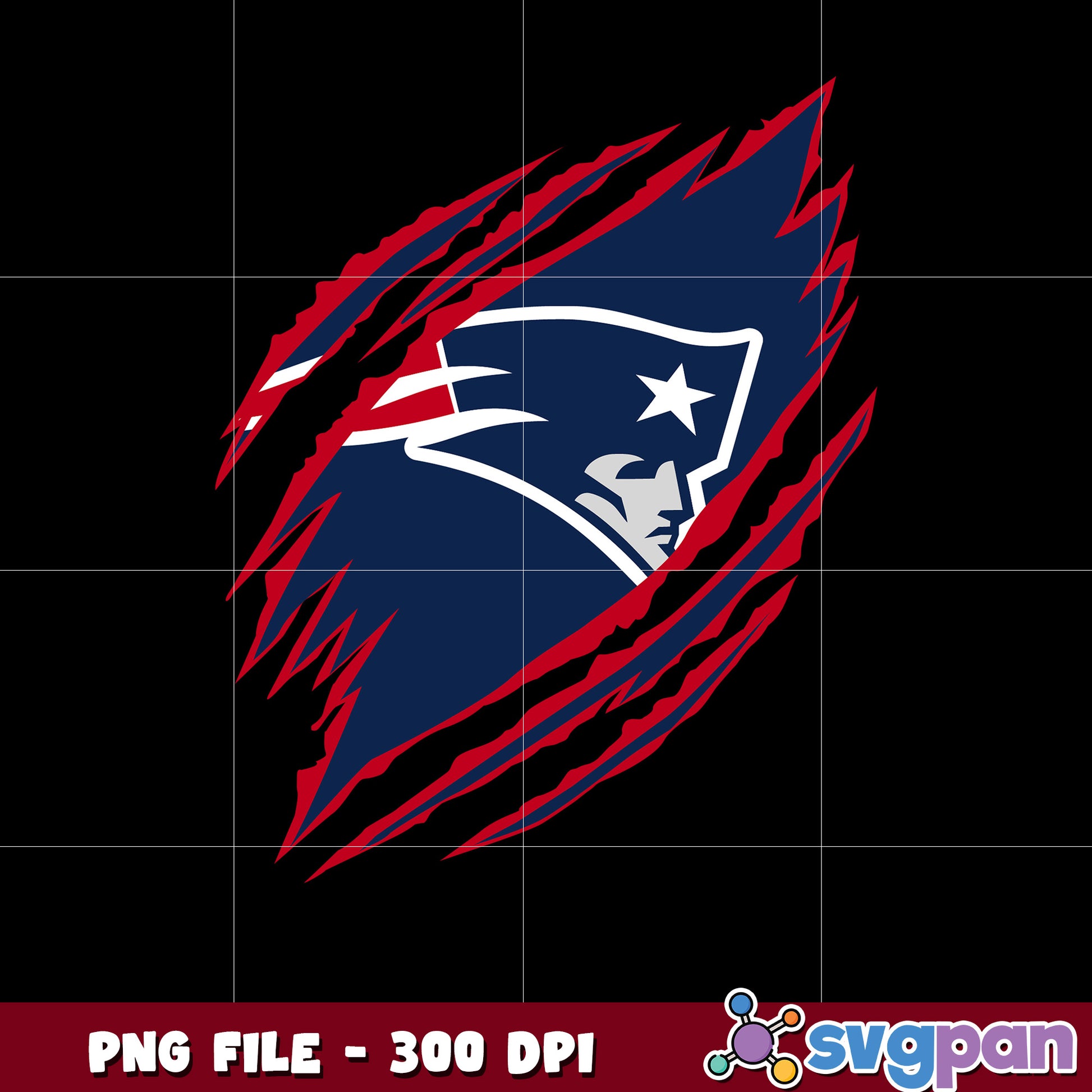 Scratch logo new england patriots design png, nfl teams png, super bowl png