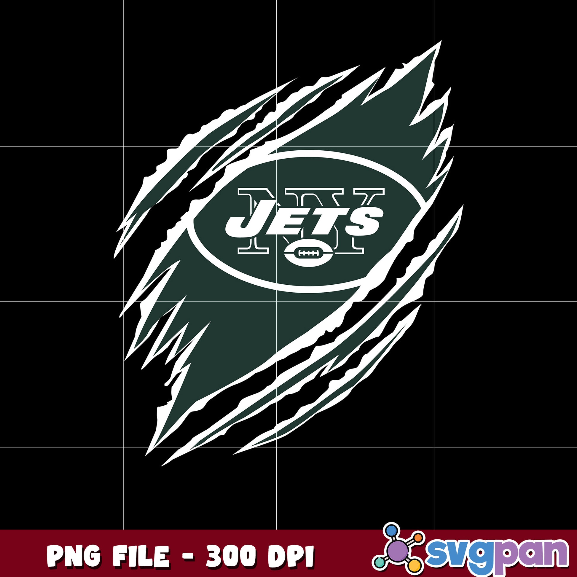 Scratch logo new york jets design png, nfl teams png, super bowl png