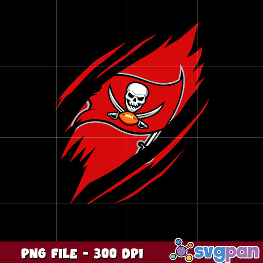 Scratch logo tampa bay buccaneers design png, nfl teams png, super bowl png