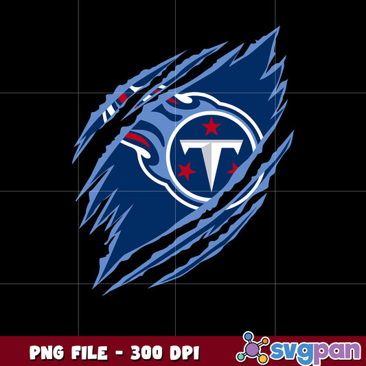 Scratch logo tennessee titans design png, nfl teams png, super bowl png