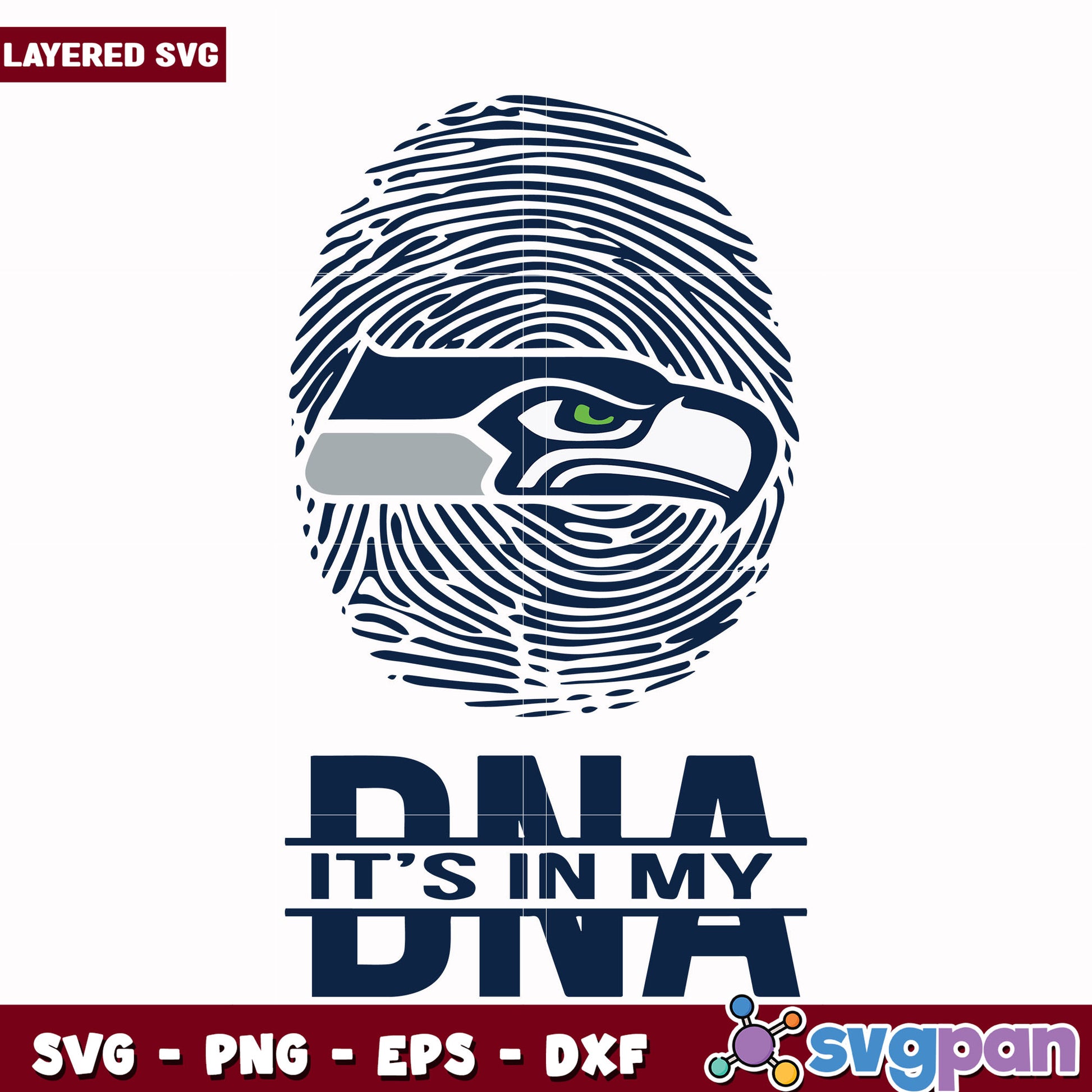 Seahawks it's my DNA svg, super bowl svg, nfl seahawks svg