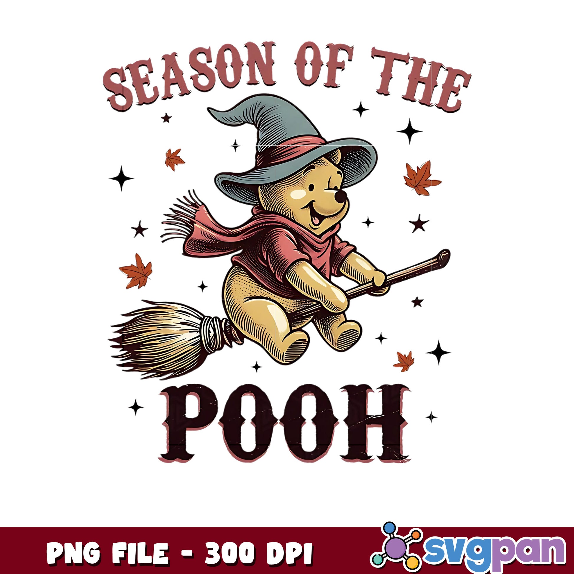 Season of the pooh png, halloween decorations png, halloween era png