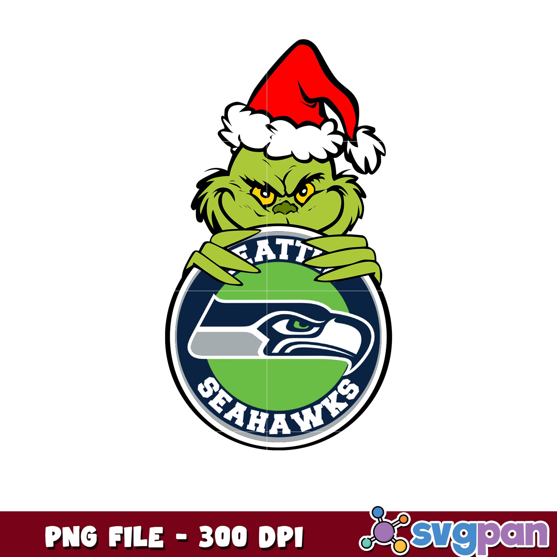 Seattle seahawks grinch design png, seatle seahawks team png, super bowl 2025 png