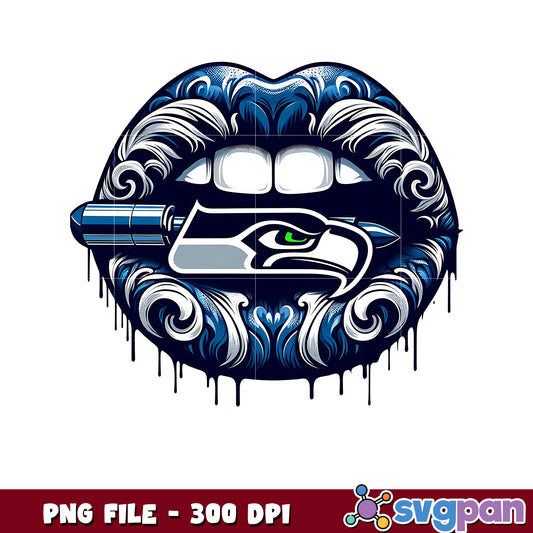 Seattle seahawks lips png, nfl players png, nfl playoffs png