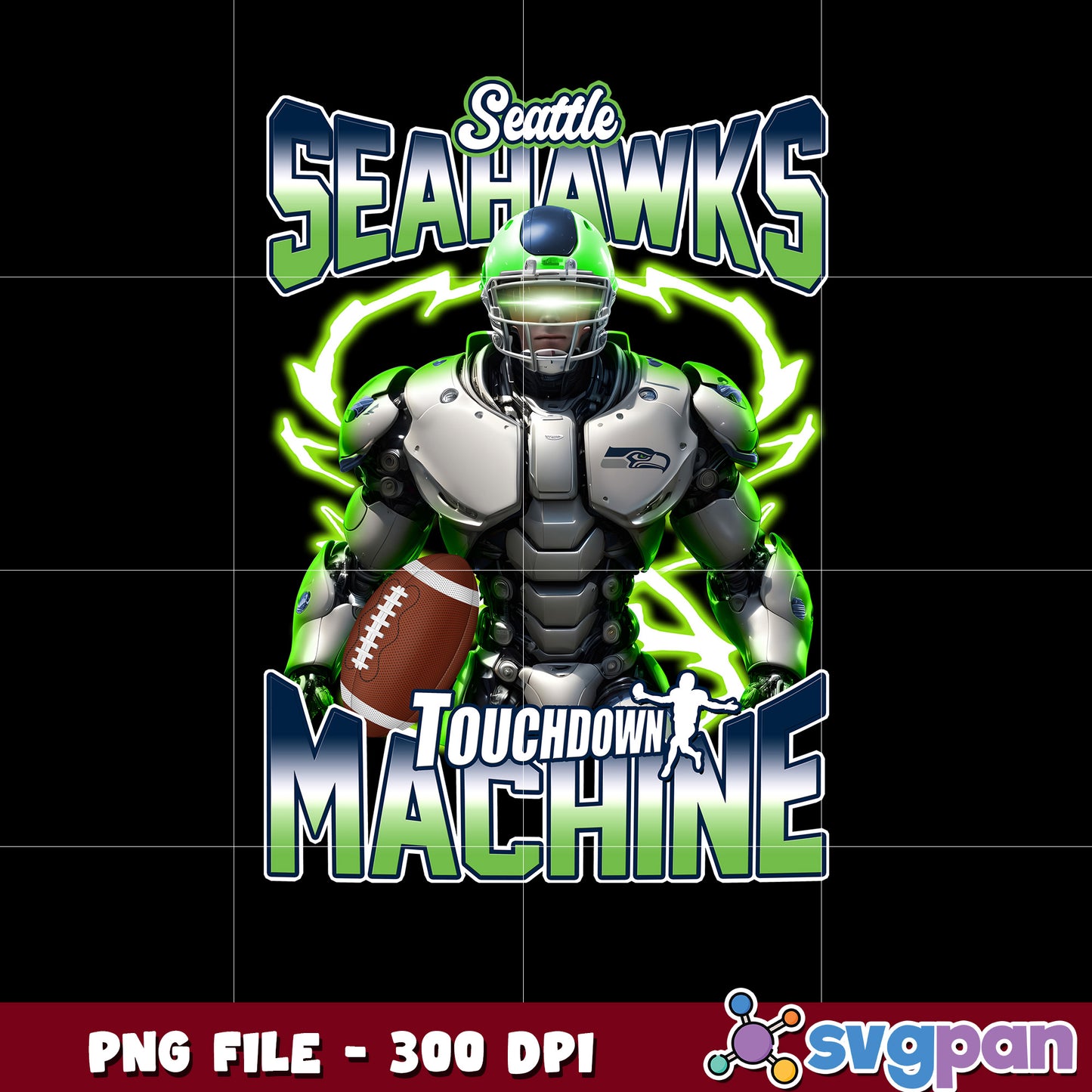 Seattle seahawks touchdown machine png, super bowl 2025 png, nfl games today png