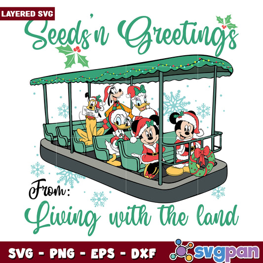 Seeds_n Greetings svg, disney characters svg, christmas logo svg