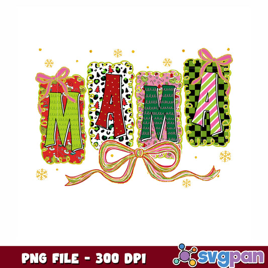 Set mama Grinch png, christmnas grinch png, the grinch png