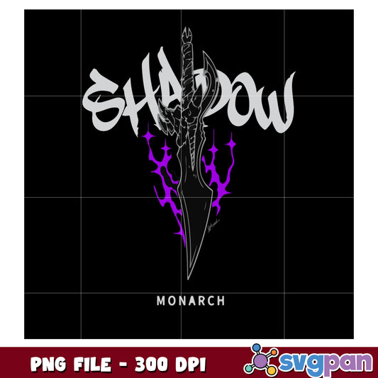 Shadow knife png, shadow monarch​​ png, solo leveling anime png
