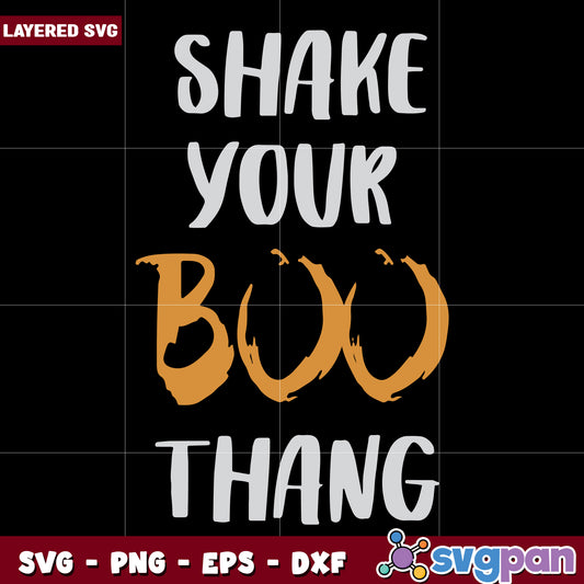 Shake your boo thang svg, funny halloween svg, spooky characters svg