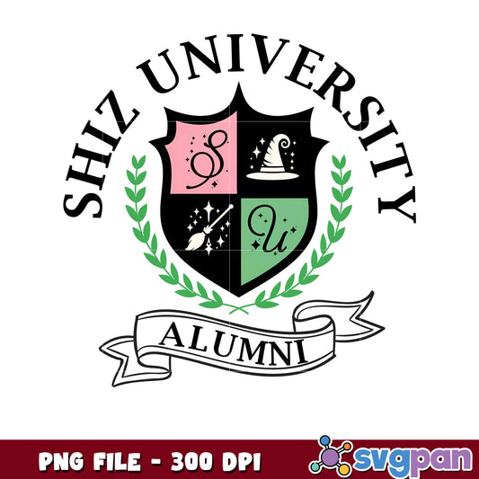 Shiz University Alumni Crest PNG