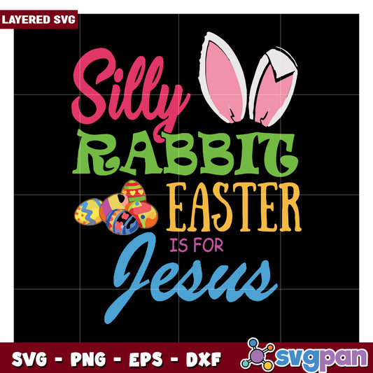 Silly Rabbit Easter Design, Perfect for Spring Celebrations