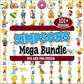 Simpsons designs svg bundle