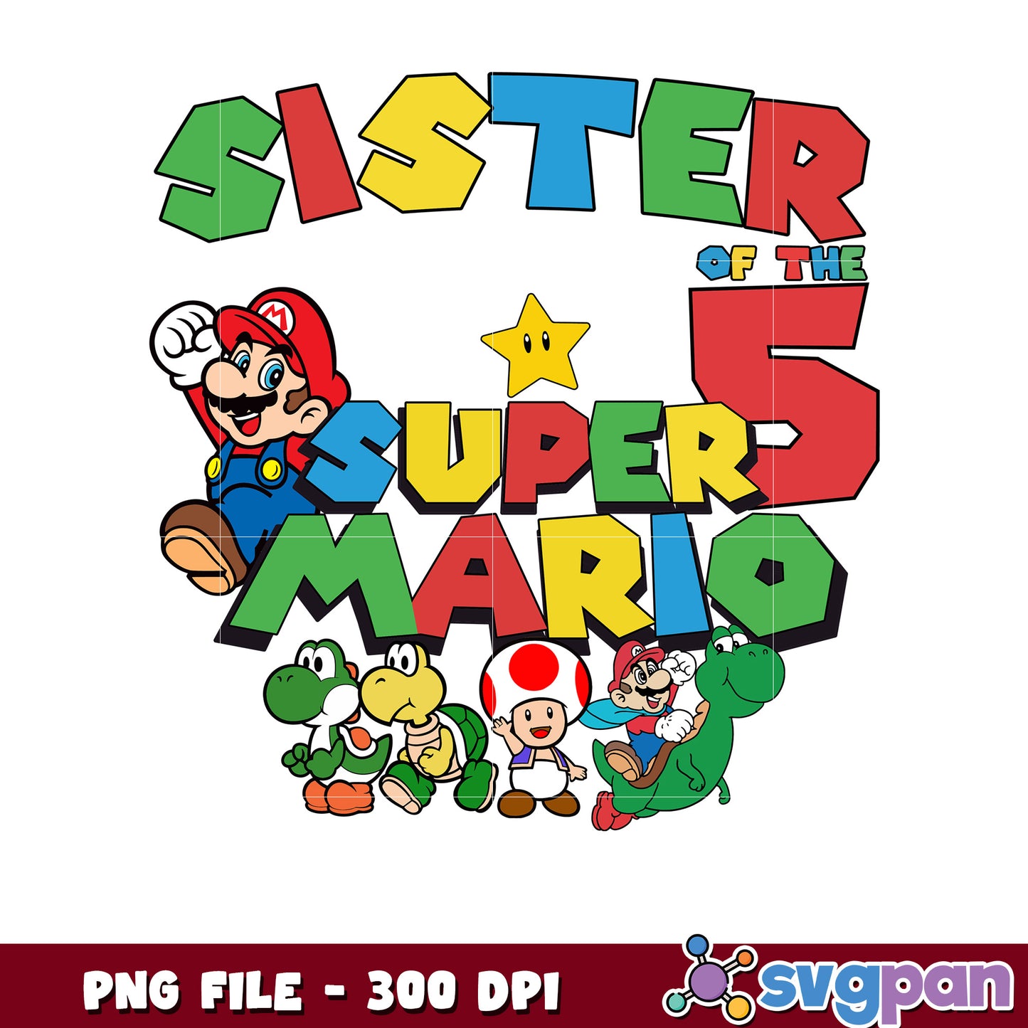 Sister of the super mario png, super mario png, mario characters png